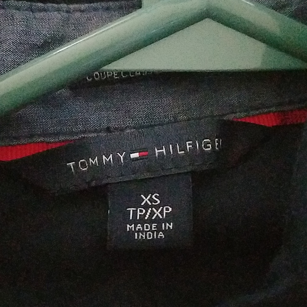 Navy button up - Picture 4 of 4